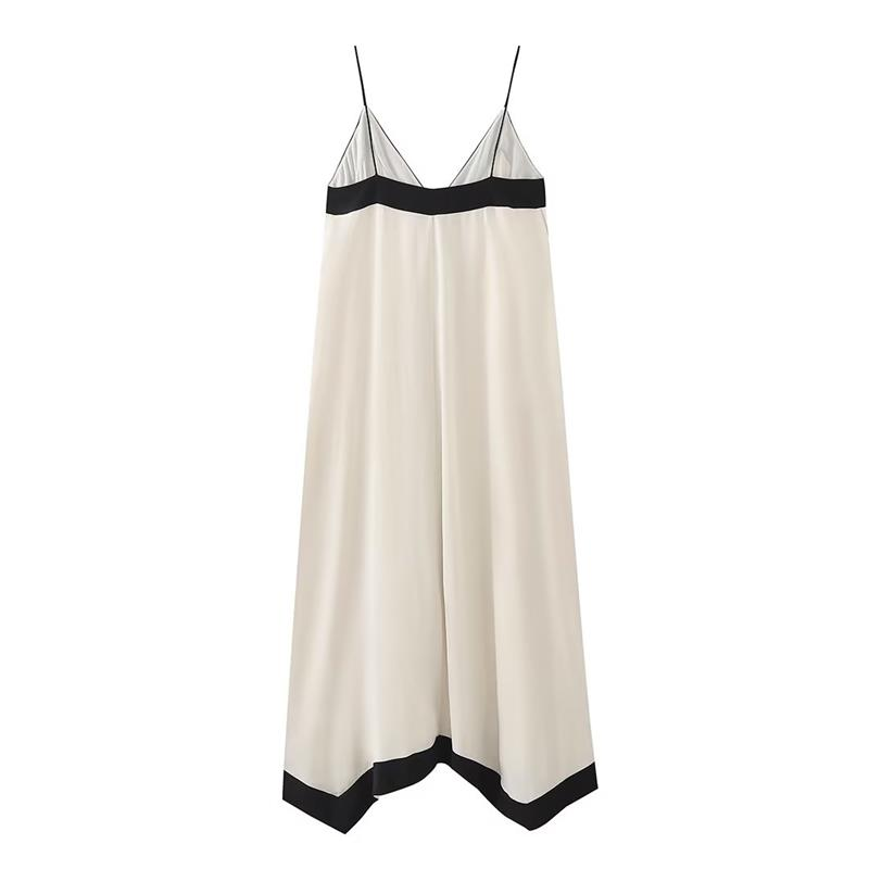 Vestido Longo Com Decote V Vanny