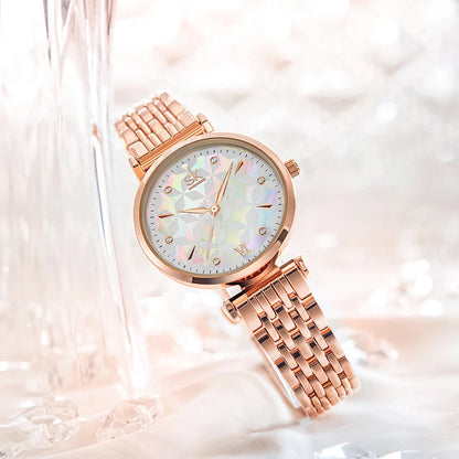 Relógio Feminino Diamantado Original Vanny