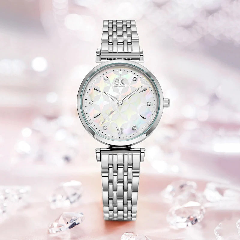 Relógio Feminino Diamantado Original Vanny