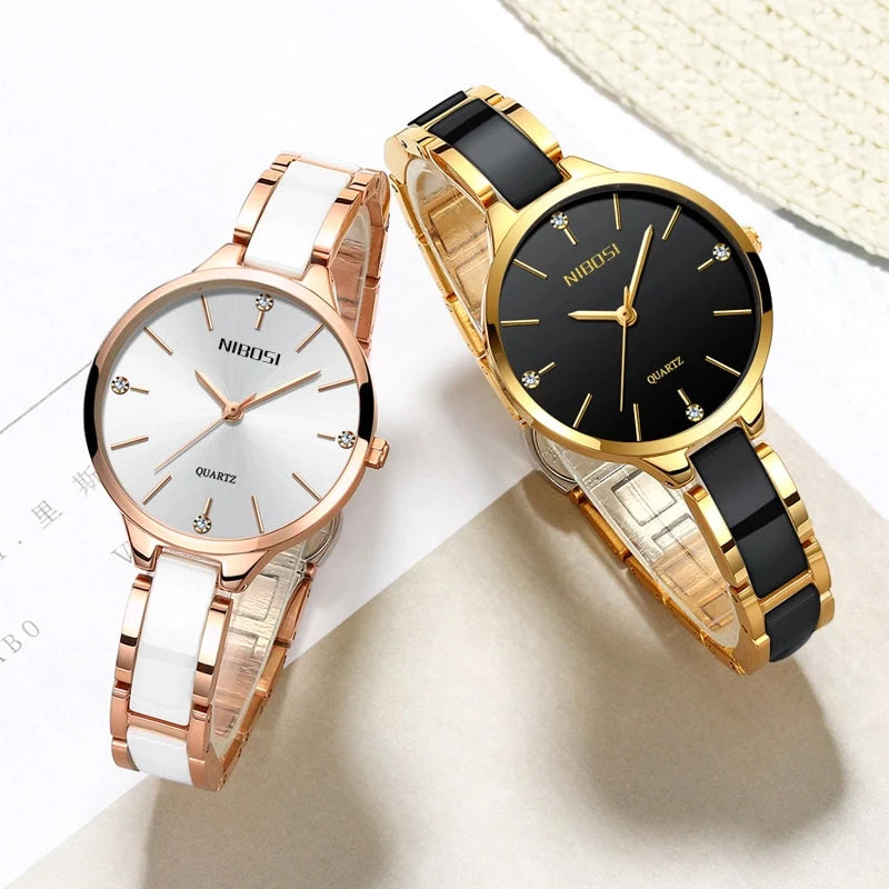 Relógio Feminino Quartz Nibosi Vanny