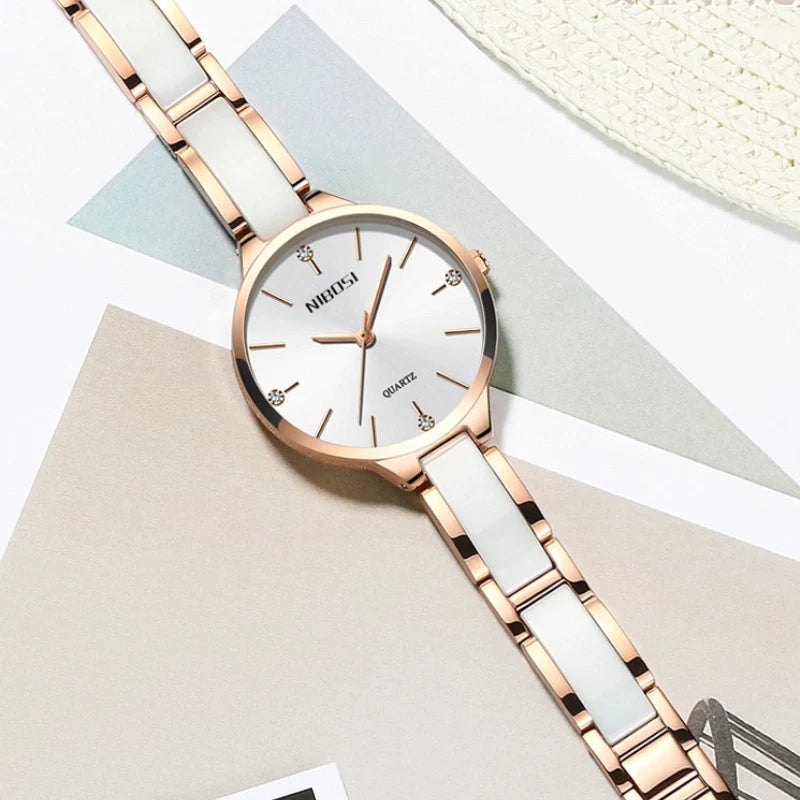 Relógio Feminino Quartz Nibosi Vanny