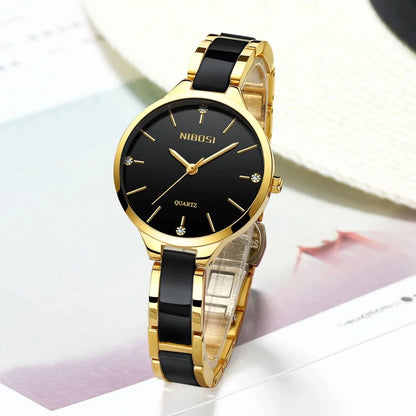 Relógio Feminino Quartz Nibosi Vanny