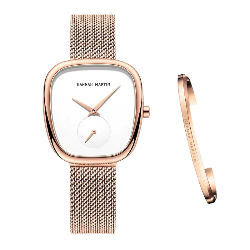 Relógio Feminino Quartz Premium + Pulseira Brinde Vanny