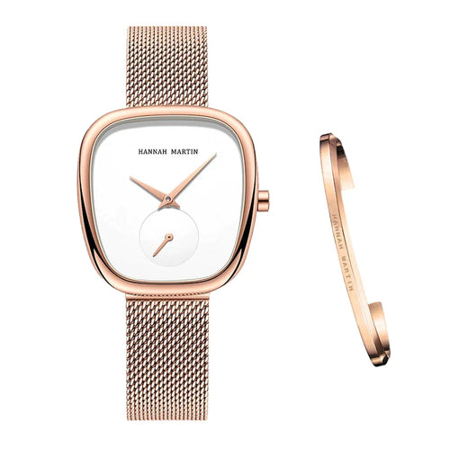 Relógio Feminino Quartz Premium + Pulseira Brinde Vanny
