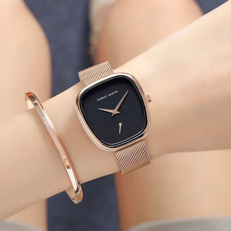 Relógio Feminino Quartz Premium + Pulseira Brinde Vanny