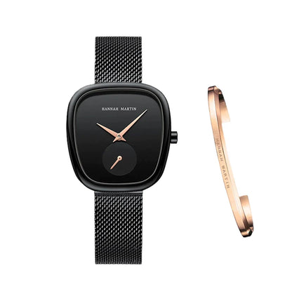 Relógio Feminino Quartz Premium + Pulseira Brinde Vanny