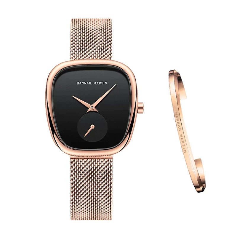 Relógio Feminino Quartz Premium + Pulseira Brinde Vanny