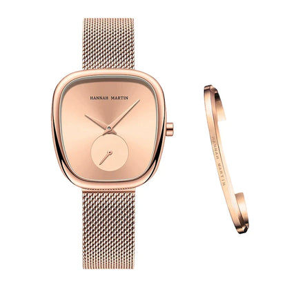 Relógio Feminino Quartz Premium + Pulseira Brinde Vanny