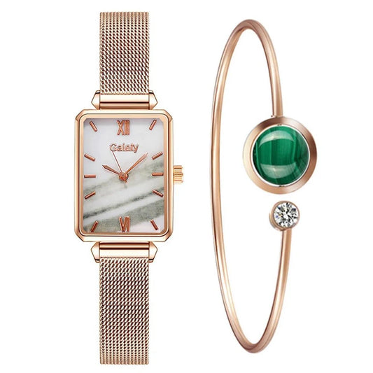 Relógio Minimalista Feminino com Bracelete Vanny