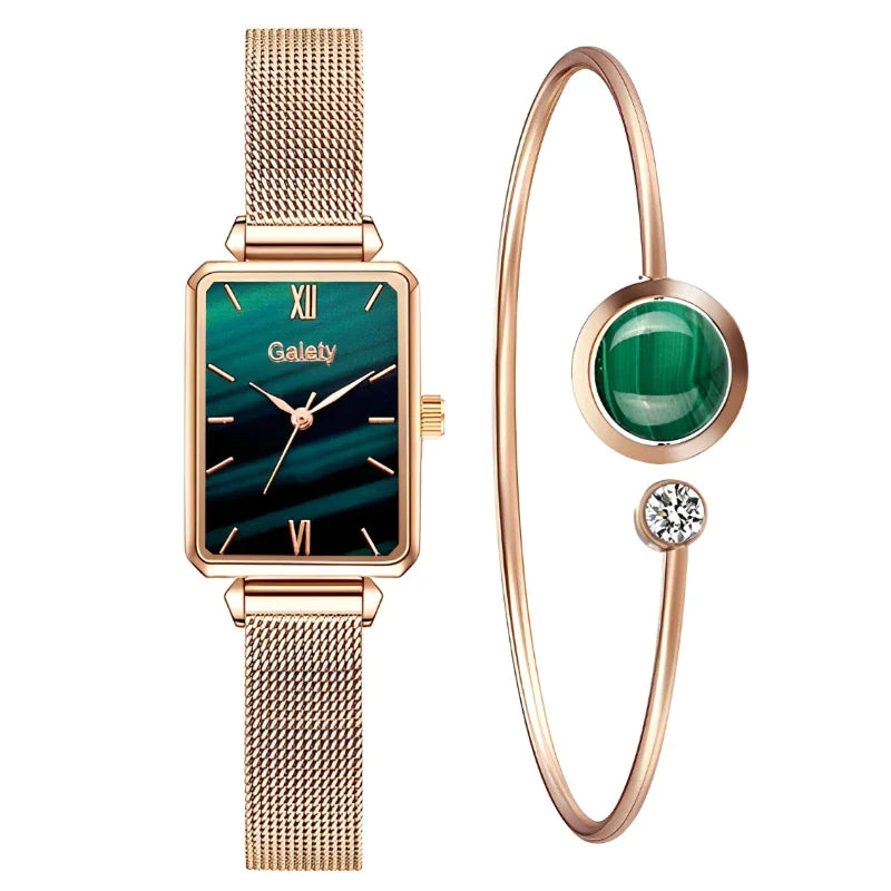 Relógio Minimalista Feminino com Bracelete Vanny