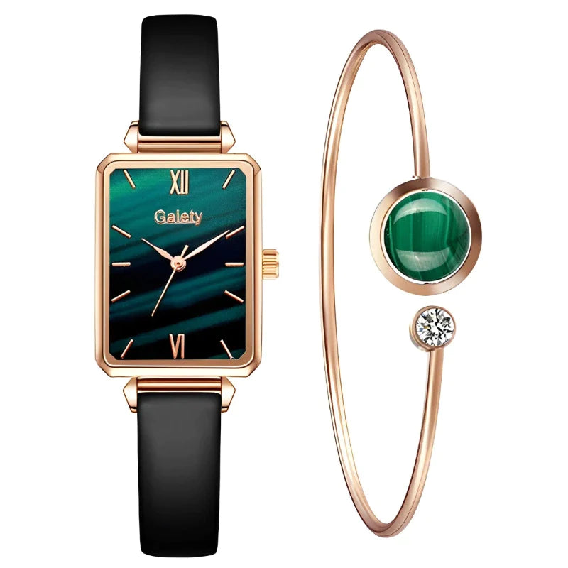 Relógio Minimalista Feminino com Bracelete Vanny