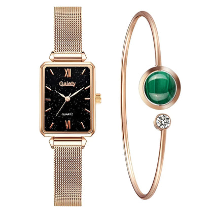 Relógio Minimalista Feminino com Bracelete Vanny