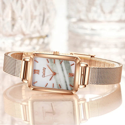 Relógio Minimalista Feminino com Bracelete Vanny