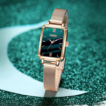 Relógio Minimalista Feminino com Bracelete Vanny