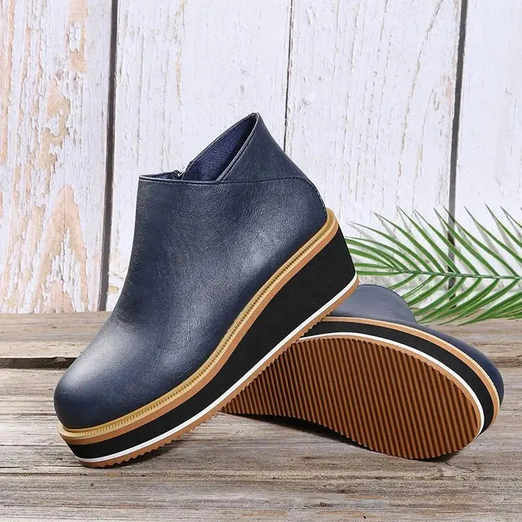 Bota Feminina Cano Curto Anabela Vanny