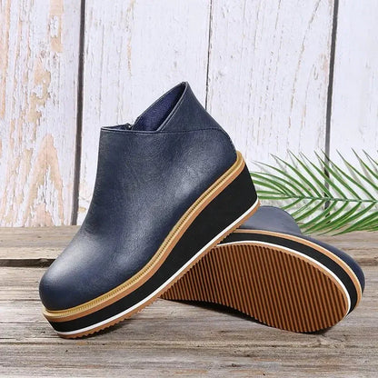 Bota Feminina Cano Curto Anabela Vanny