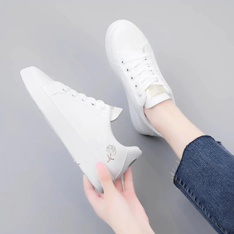 Tênis Branco Feminino Casual White Vanny