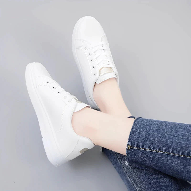 Tênis Branco Feminino Casual White Vanny