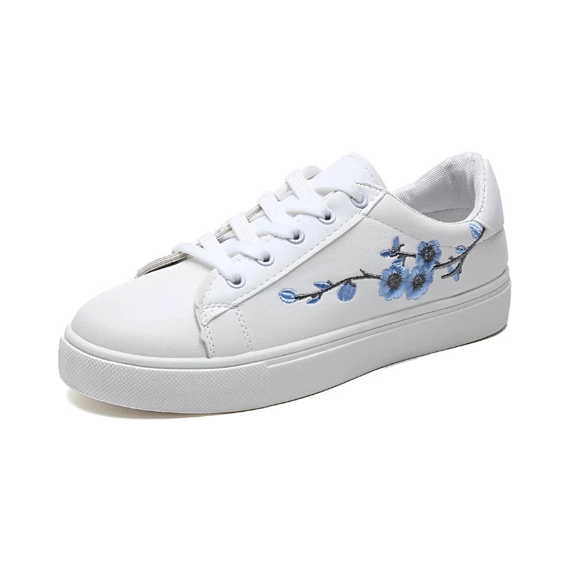 Tênis Casual Couro Branco Feminino Bely Vanny