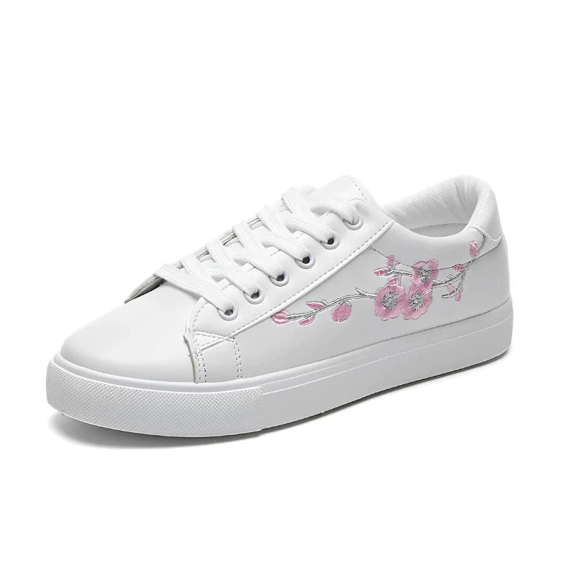 Tênis Casual Couro Branco Feminino Bely Vanny