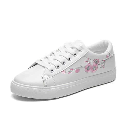 Tênis Casual Couro Branco Feminino Bely Vanny